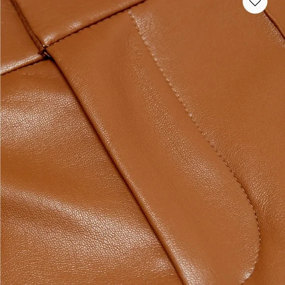 Alice + Olivia Dylan Wide-Leg Vegan Leather Pants size 10 NWOT - Picture 6 of 7